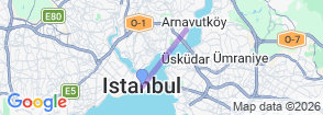 Sunset Cruise Bosphorus by Private Yacht Map