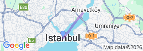 Sunset Cruise Bosphorus by Private Yacht Map