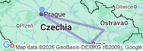 9 Days Castles of Czech Republic Map