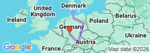 13 Days Germany At It’s Best Tour Map