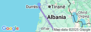 Daily Berat Tour from Durres Map