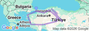 21 Day Ecotourism Tour Turkey Map