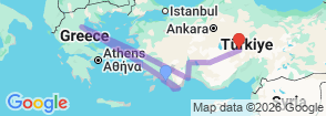 15 Days Eco Tourism Tour Turkey Map