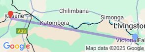 Chobe Full Day Game Drive Experience Map