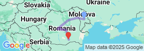 8 Days Moldova + Romania Tour Map