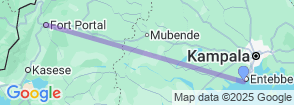 3 Days Chimpanzee Trekking in Kibale National Park. Map