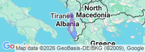 6 Days Discover South of Albania from Corfu Greece Map