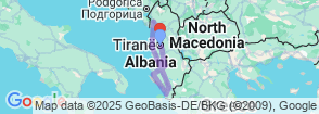 8 Days Highlights of Albania Map