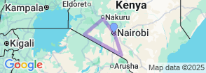 6 Days Absolute Game Viewing Map