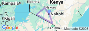 6 Days Absolute Game Viewing Map