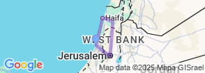 8 Days Highlights Tour of Israel Map