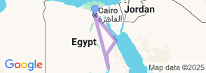 Pharaohs and Beaches Family Tour Map