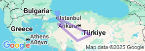 8 Days Islamic Religion & Ertugrul Ghazi Tour Map