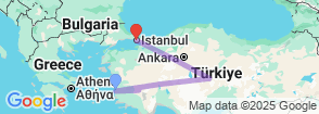 5 Days Kusadasi, Pamukkale, Cappadocia & Istanbul Tour | Ultimate Turkey Experience Map