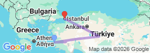 5 Days Kusadasi, Pamukkale, Cappadocia & Istanbul Tour | Ultimate Turkey Experience Map