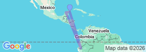 8 Days Riviera Maya Map