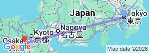 7 Days Disneyland and Universal Studios Japan Package Tour Map