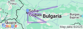 Bulgaria travel package 7 Days Map