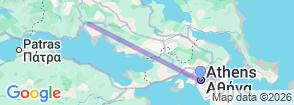 6 Days Dream of Greece Vacation Package Map