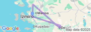 Biblical Asian Special Izmir Tour 5 Days Map