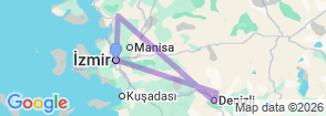 Biblical Asian Special Izmir Tour 5 Days Map