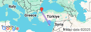6 Days North Cyprus Istanbul Combined Tour Map
