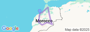 Morocco 9 Days Tour from Casablanca Map