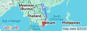 The Charming of Vietnam - 9 Days Map