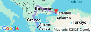 10 Day Greece, Bulgaria & Turkey Highlights Tour: Athens, Sofia & Istanbul Experience Map