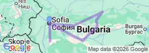 Bulgaria in 8 Days: A Journey Through Heritage & Nature Map