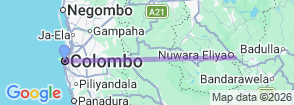 3 Days Hill Country Tour of Sri Lanka Map