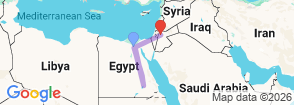 Jordan & Egypt: Petra to the Pyramids Map