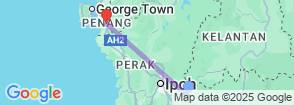 P 56 2D 1N Tour Kuala Lumpur - Cameron Highlands - Penang Drop Off Map