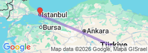 Half Day Istanbul City Tour Package Map