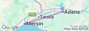 4 Days Mersin City & Cooking Tour Map