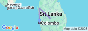 7 Days Amazing Sri Lanka Hideouts Map