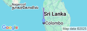 6 Days Authentic Experiences in Sri Lanka Map