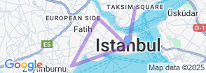 Istanbul Christian Heritage Tour – Golden Horn & Historic Churches Map