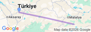 2 Days Mount Nemrut Package Tour Map