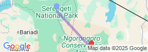 3 Days Safari Serengeti National Park and Ngorongoro Crater Map