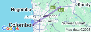 3 Days Adventure Tour to Kitulgala Map