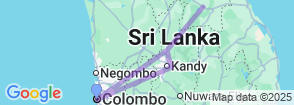 4 Days Essence of Sri Lanka Tour Map