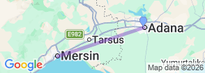 Private 4 Days Adana & Mersin Tour Map