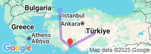 5 Days Turkey Women Art Tour Package Map