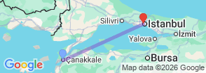 Daily Gallipoli Tour from Istanbul Map