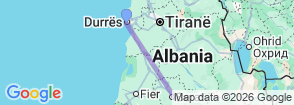 Daily Berat Day Tour Map