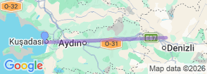 Pamukkale Sunrise Balloon Tour Map