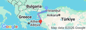 2 Days 1 Night Gallipoli & Troy & Pergamon Tour from Istanbul to Ephesus Map