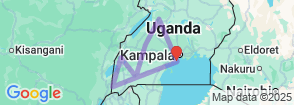 11 Days Best of Uganda Safari Map