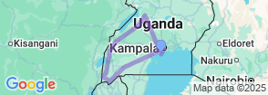 15Days Discover Uganda Map
